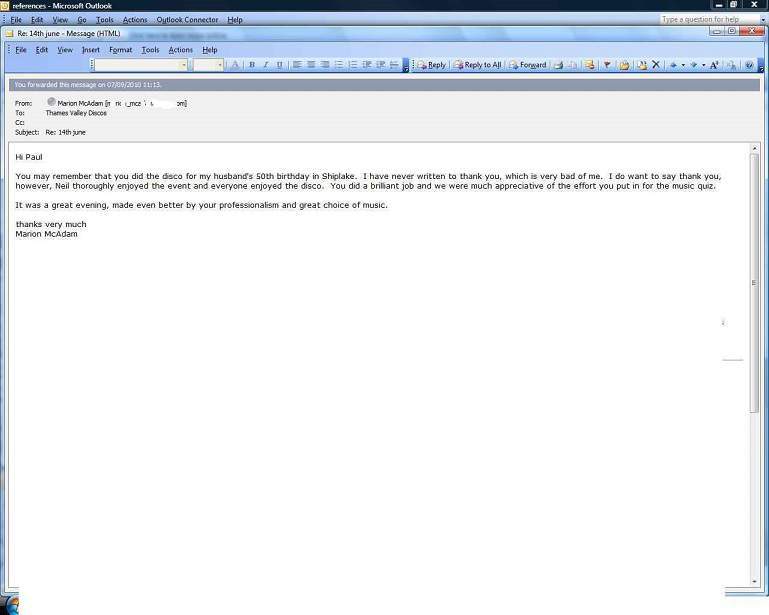 50th Birthday Disco Shiplake Review