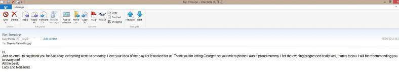 Wedding Reception Wokingham